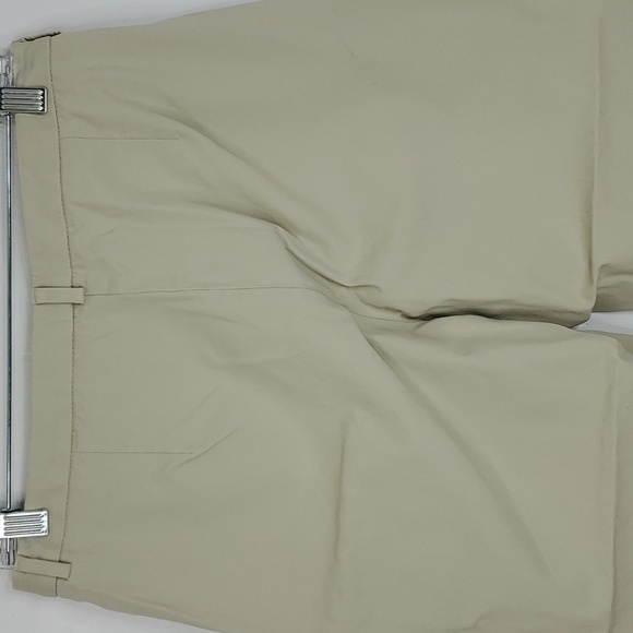 LL Bean Cropped Pants Khaki Light Tan Mid Rise Straight Taper Womens 10 - Picture 5 of 9